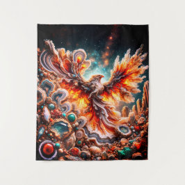 傷ついた鷹 タペストリー