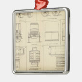 傷ついている病人の心配 メタルオーナメント (左)