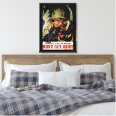 傷つけるな キャンバスプリント (インサイチュ (寝室))