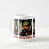 傷つけるな コーヒーマグカップ (正面左)