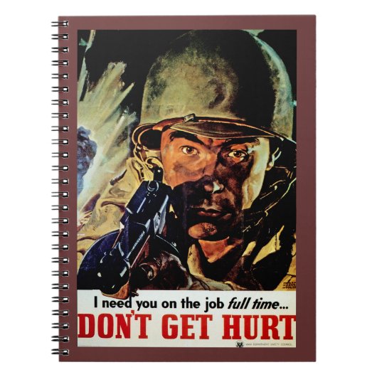 傷つけるな ノートブック (正面)