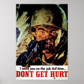 傷つけるな ポスター (正面)