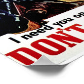 傷つけるな ポスター (角)