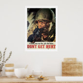 傷つけるな ポスター (キッチン)