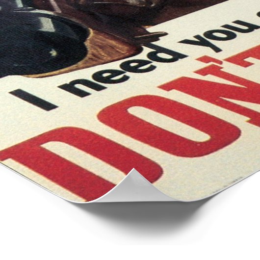 傷つけるな ポスター (角)