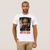 傷つけるな Tシャツ (正面フル)