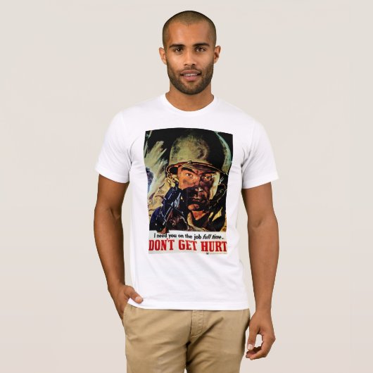 傷つけるな Tシャツ (正面フル)