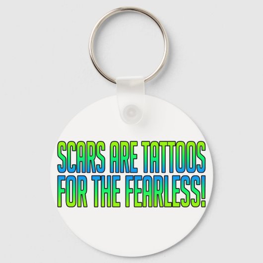 傷は刺青である キーホルダー (正面)