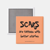 傷は刺青で物語が上手い マグネット (正面/裏面)