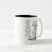 傷は直ることができます ツートーンマグカップ (正面右)