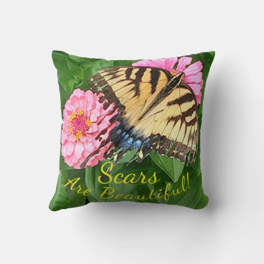 傷は美しい クッション (裏面)