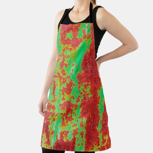 傷やひび割れ効果を持つ金属テクスチャ、 ab エプロン (インサイチュ)