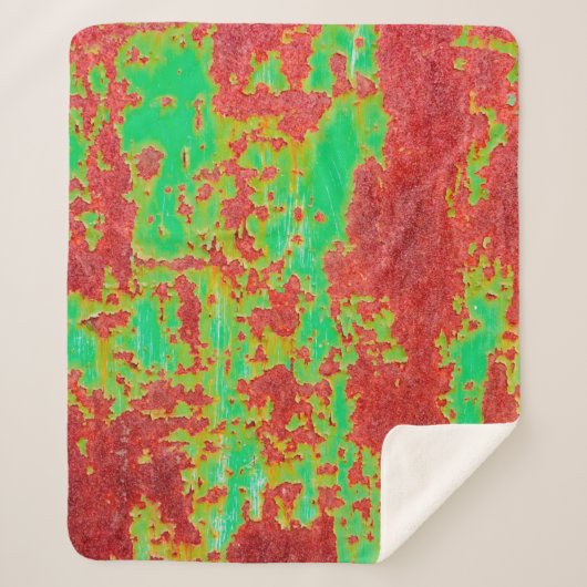 傷やひび割れ効果を持つ金属テクスチャ、 ab シェルパブランケット (正面)