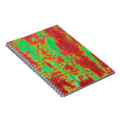 傷やひび割れ効果を持つ金属テクスチャ、 ab ノートブック (右側)