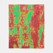 傷やひび割れ効果を持つ金属テクスチャ、 ab フリースブランケット (正面)