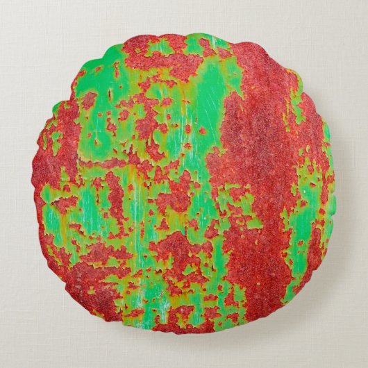 傷やひび割れ効果を持つ金属テクスチャ、 ab ラウンドクッション (正面)