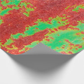 傷やひび割れ効果を持つ金属テクスチャ、 ab ラッピングペーパー (角)