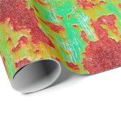 傷やひび割れ効果を持つ金属テクスチャ、 ab ラッピングペーパー (ロールコーナー)