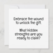 傷を受け入れる カード (裏面)