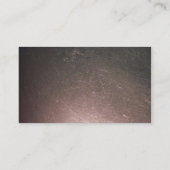 傷付けられたステンレス製の名刺 名刺 (裏面)
