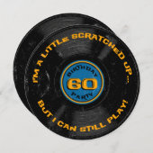 傷付けられた記録第60誕生日 招待状 (正面/裏面)