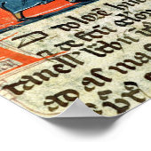 傷口に火を放つ医師 ポスター (角)