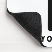 傷害私の自身の発育阻害 マウスパッド (コーナー)