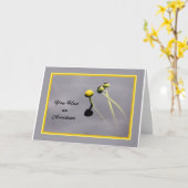 傷害者の名刺 カード (黄色い花)