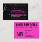 傷害防止 名刺 (正面/裏面)