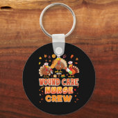 傷気にナースクルートルコ感謝感謝 キーホルダー (正面)