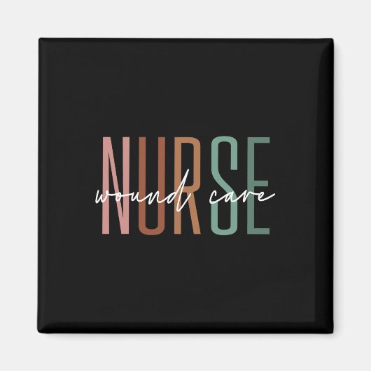 傷気にナース授乳創傷口ナース逮捕 マグネット (正面)