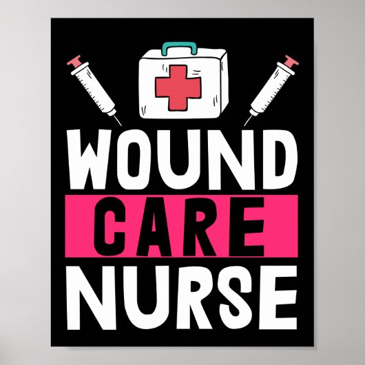 傷気にナース看護学校ナース日 ポスター (正面)