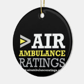 傷病者輸送機およびMedical Flight Companyの評価 セラミックオーナメント (左)