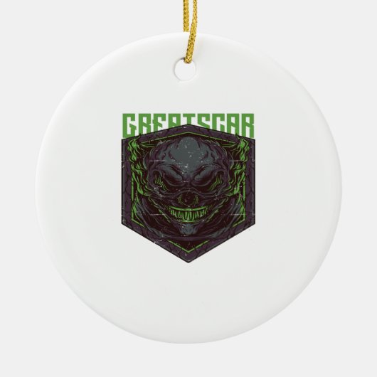 傷素晴らし痕 セラミックオーナメント (正面)