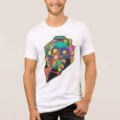 傷跡の顔 トライブレンドＴシャツ (正面)