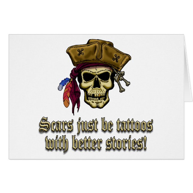 傷跡は入れ墨 (正面横)