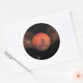 傷跡火星 ラウンドシール (封筒)