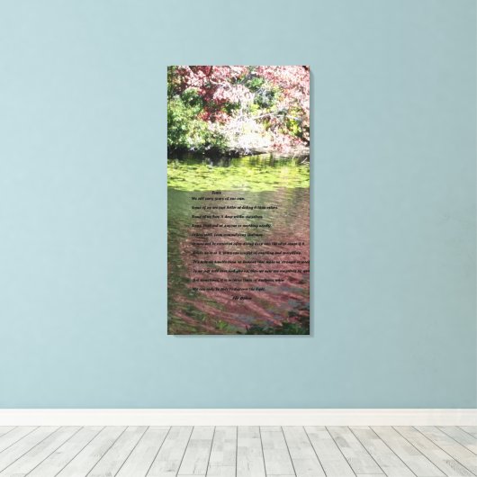 傷跡 キャンバスプリント (インサイチュ (ウッドフロア))