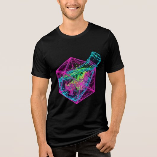傾いたボトル トライブレンドＴシャツ (正面)