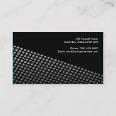 傾いたモノグラムの名刺 名刺 (裏面)