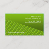 傾いたモノグラムの名刺 名刺 (裏面)