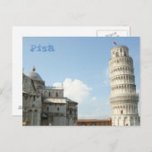 傾いた塔 ポストカード (正面/裏面)
