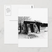 傾いた小屋 ポストカード (正面/裏面)