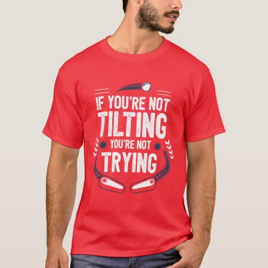 傾いていないなら、試していない girl tシャツ (正面)