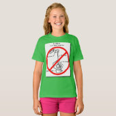 傾くことを止めて下さい Tシャツ (正面フル)