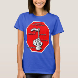 傾くことを止めて下さい Tシャツ