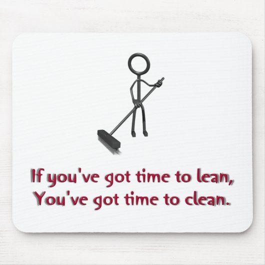 傾く時間があれば マウスパッド (正面)