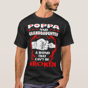 傾くPoppaおよび孫娘の結束は壊れます Tシャツ