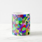 傾けられたタイル11ozのマグ コーヒーマグカップ (中央)