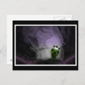 傾けられたドラゴン ポストカード (正面/裏面)